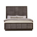 Durango California King, Eastren King, & Queen Upholstered Bed Smoked Peppercorn and Grey - Visions in Furniture (La Mirada, CA)