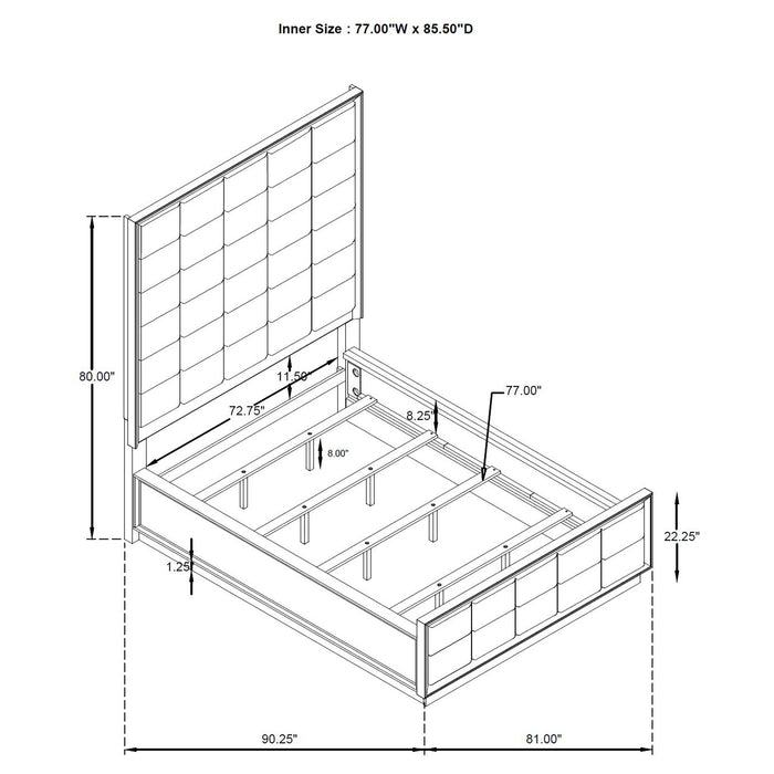 Durango 5 Pc Bedroom Set - Visions in Furniture (La Mirada, CA)