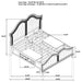 Evangeline 4 Pc Bedroom Set - Visions in Furniture (La Mirada, CA)