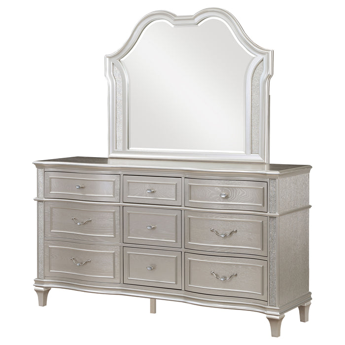 Evangeline Dresser With Mirror - Visions in Furniture (La Mirada, CA)