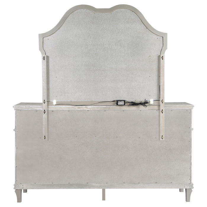 Evangeline Dresser With Mirror - Visions in Furniture (La Mirada, CA)