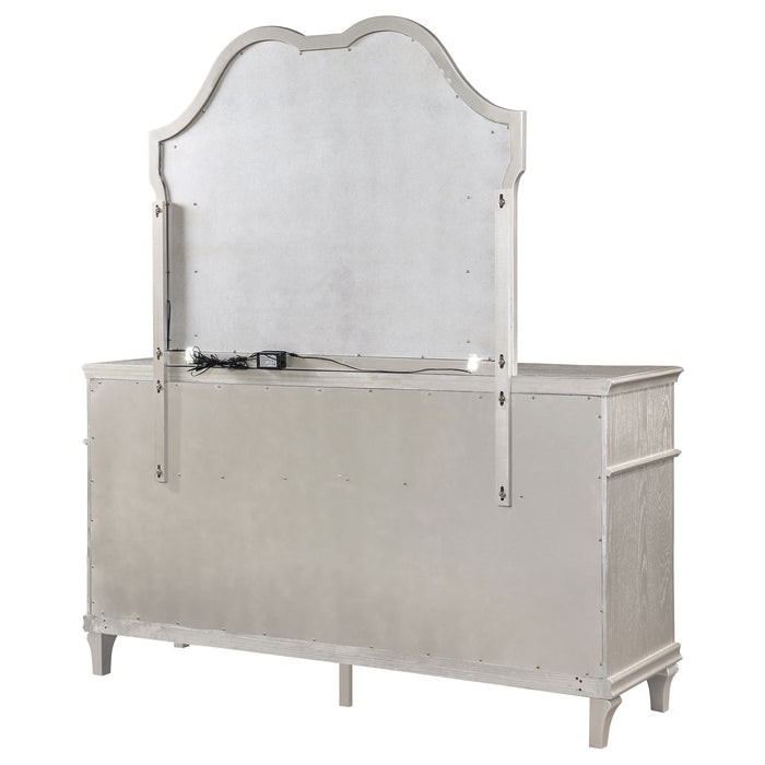 Evangeline Dresser With Mirror - Visions in Furniture (La Mirada, CA)