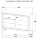 Welsley 4 & 5 PieceBedroom Set - Visions in Furniture (La Mirada, CA)