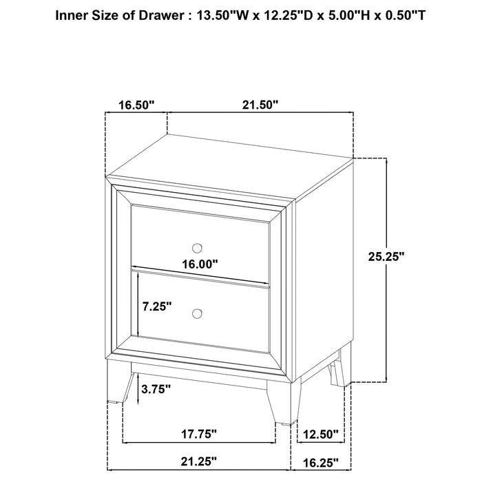 Welsley 4 & 5 PieceBedroom Set - Visions in Furniture (La Mirada, CA)