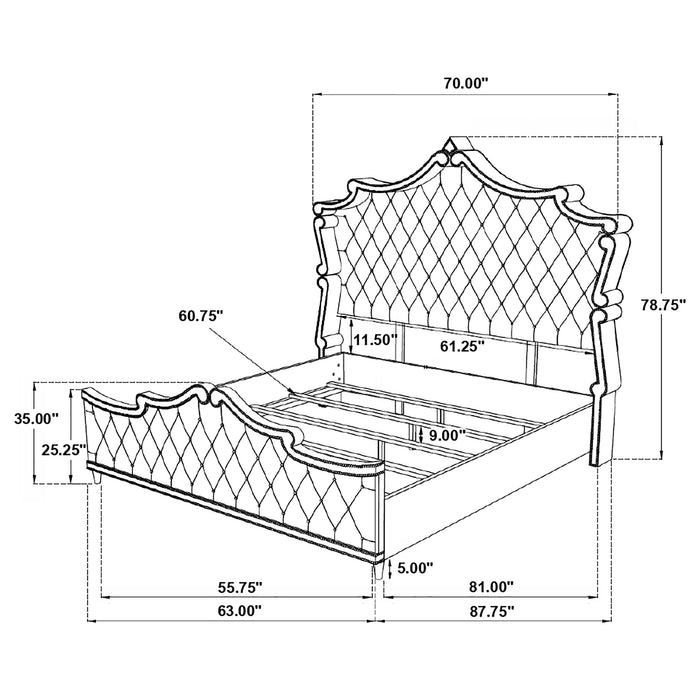 Antonella Bedroom Sets - Visions in Furniture (La Mirada, CA)