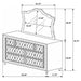 Antonella Dresser With Mirror - Visions in Furniture (La Mirada, CA)
