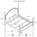 Andover 4 & 5 Piece Bedroom Set King, Queen, & Cal.King - Visions in Furniture (La Mirada, CA)