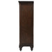 Andover 6-drawer Tempered Glass Door Chest Dark Oak - Visions in Furniture (La Mirada, CA)