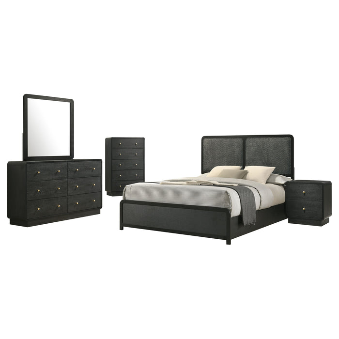 Cavelle 4 & 5 Piece Bedroom Set Queen & E.King - Visions in Furniture (La Mirada, CA)