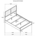 Cavelle 4 & 5 Piece Bedroom Set Queen & E.King - Visions in Furniture (La Mirada, CA)