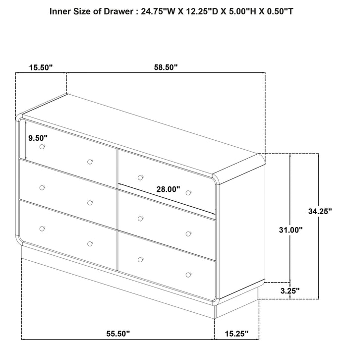 Cavelle Dresser - Visions in Furniture (La Mirada, CA)