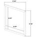 Cavelle Dresser Mirror - Visions in Furniture (La Mirada, CA)