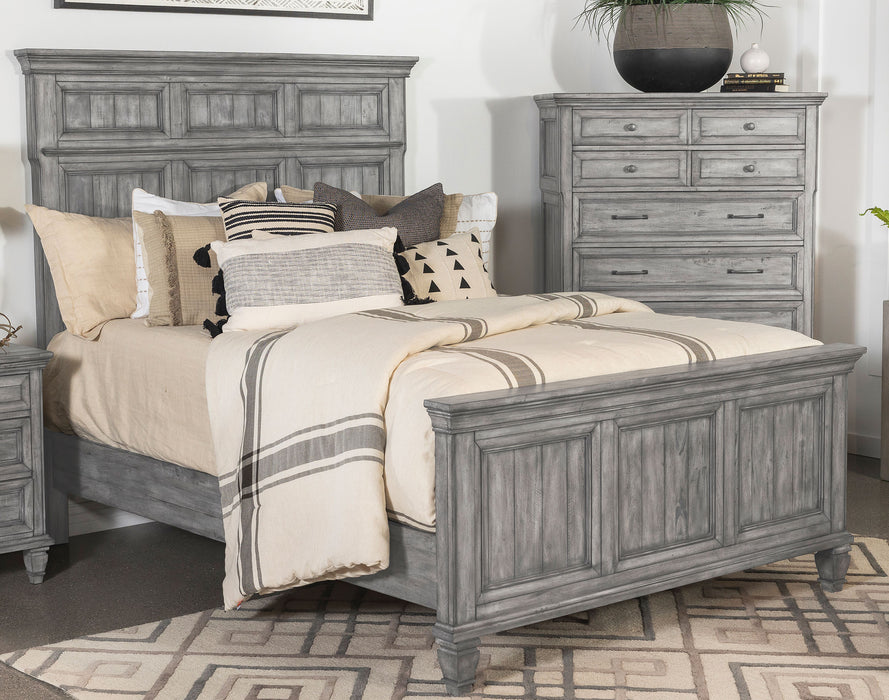 Avenue Panel Bed Grey - Visions in Furniture (La Mirada, CA)
