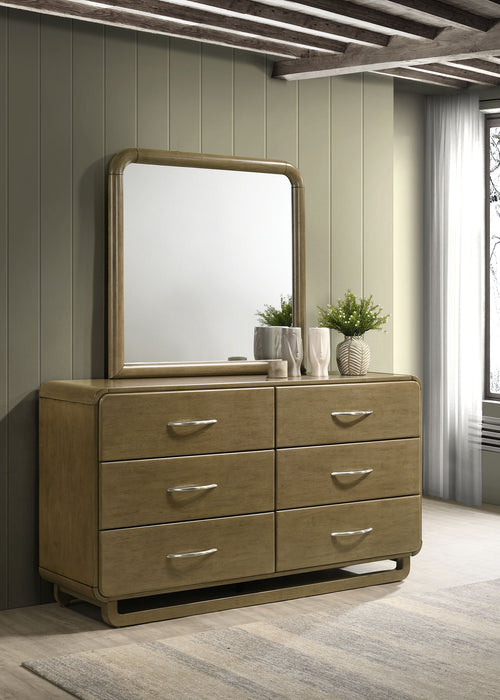 Amsbury Dresser With Mirror - Visions in Furniture (La Mirada, CA)