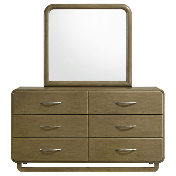 Amsbury Dresser With Mirror - Visions in Furniture (La Mirada, CA)