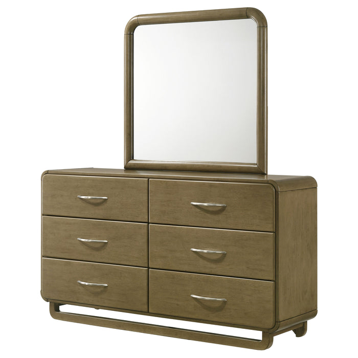 Amsbury Dresser With Mirror - Visions in Furniture (La Mirada, CA)