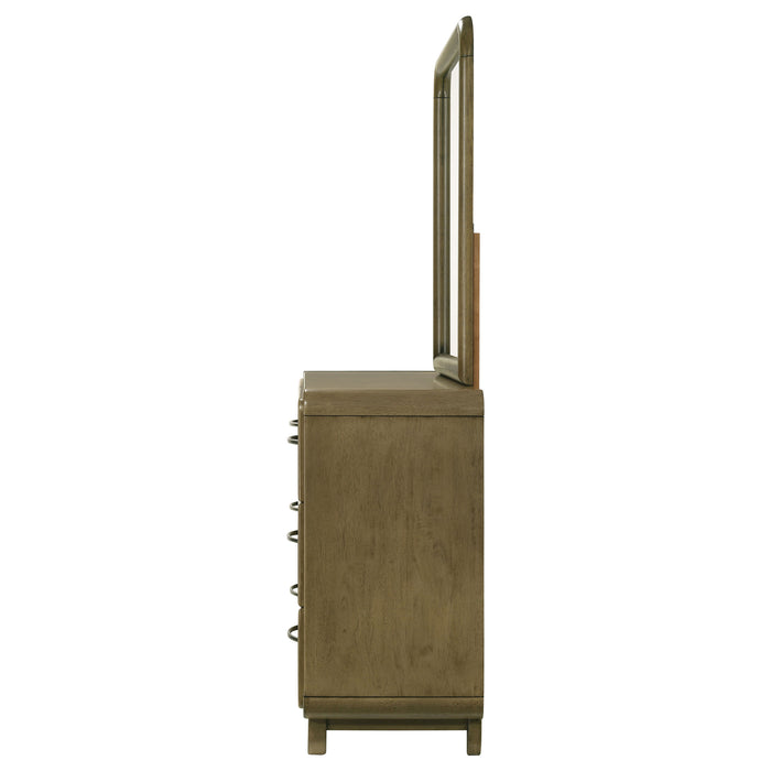 Amsbury Dresser With Mirror - Visions in Furniture (La Mirada, CA)
