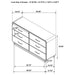 Amsbury Dresser - Visions in Furniture (La Mirada, CA)