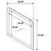 Amsbury Dresser Mirror - Visions in Furniture (La Mirada, CA)