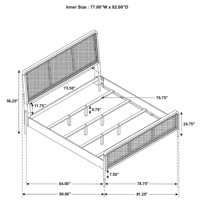 Arini 4 & 5 Piece Bedroom Set King & Queen - Visions in Furniture (La Mirada, CA)