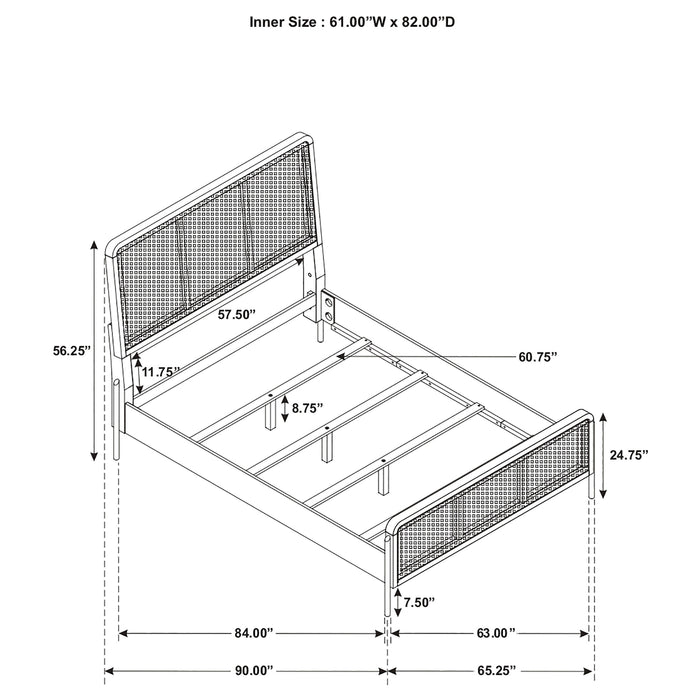 Arini 4 & 5 Piece Bedroom Set King & Queen - Visions in Furniture (La Mirada, CA)