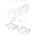 Arini 5 Pc Bedroom Set - Visions in Furniture (La Mirada, CA)