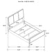 Arini Eastern King & Twin Bed - Visions in Furniture (La Mirada, CA)