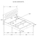 Kendall 4 & 5 Piece Bedroom Sets - Visions in Furniture (La Mirada, CA)