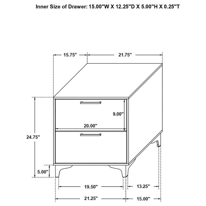 Kendall 4 & 5 Piece Bedroom Sets - Visions in Furniture (La Mirada, CA)