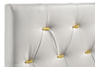 Kendall Panel Bed E.King, & Queen Black & White - Visions in Furniture (La Mirada, CA)