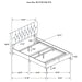 Kendall Panel Bed E.King, & Queen Black & White - Visions in Furniture (La Mirada, CA)