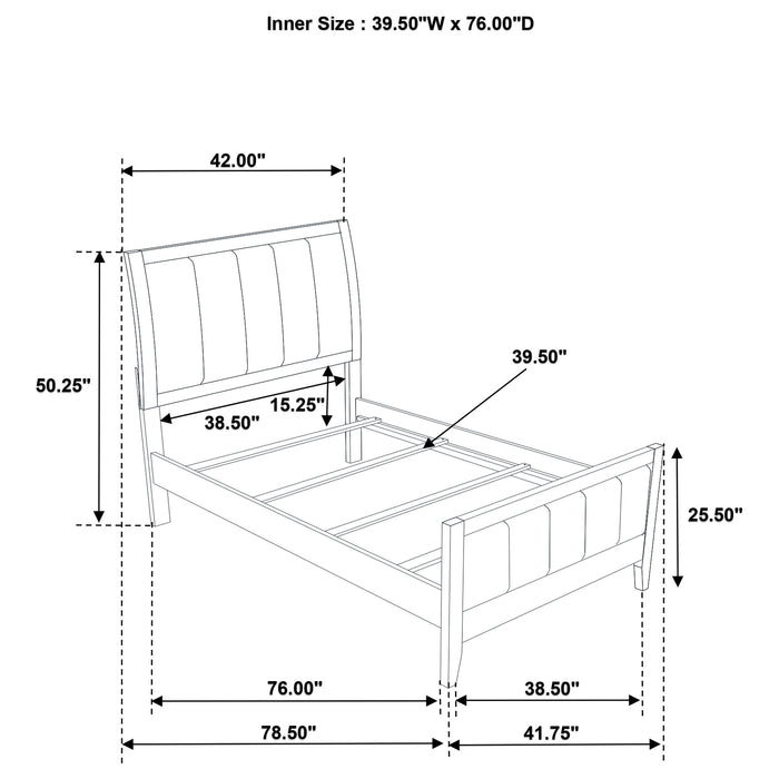 Wilkes 4 & 5 Piece E.King, Queen, Twin, & Full Bedroom Set - Visions in Furniture (La Mirada, CA)