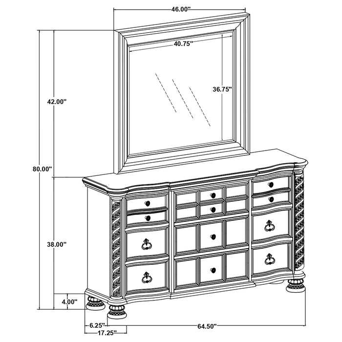 Emmett Dresser With Mirror - Visions in Furniture (La Mirada, CA)
