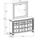 Emmett Dresser With Mirror - Visions in Furniture (La Mirada, CA)