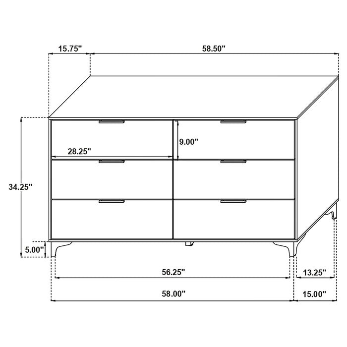 Kendall Bedroom Sets - Visions in Furniture (La Mirada, CA)