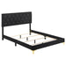 Kendall Panel Bed E.King, & Queen Black & White - Visions in Furniture (La Mirada, CA)
