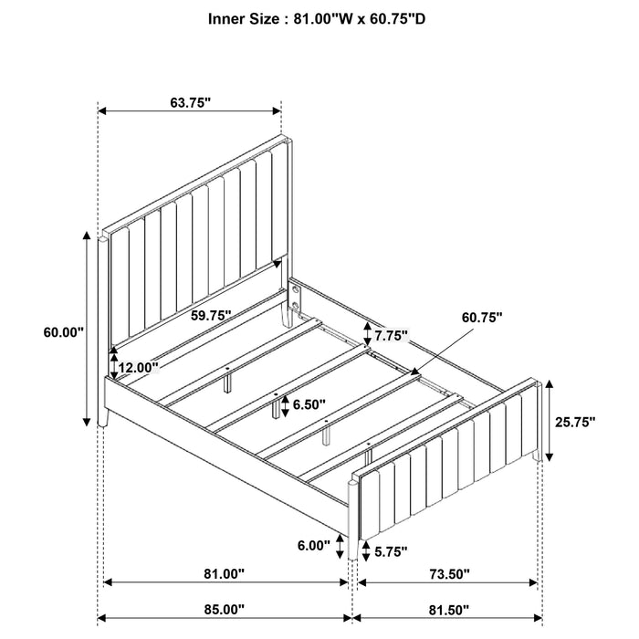 Brookmead 4 Pc Bedroom Set - Visions in Furniture (La Mirada, CA)