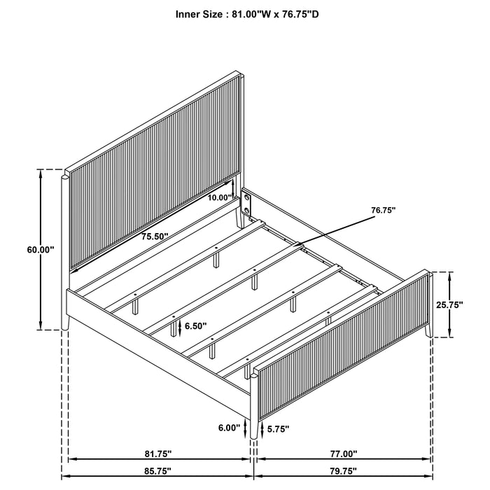 Brookmead Eastern King Bed - Visions in Furniture (La Mirada, CA)