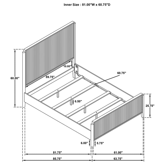Brookmead Queen Bed - Visions in Furniture (La Mirada, CA)