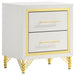 Lucia 4 & 5 Piece Bedroom Set King & Queen Beige & Grey - Visions in Furniture (La Mirada, CA)