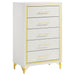 Lucia 4 & 5 Piece Bedroom Set King & Queen Beige & Grey - Visions in Furniture (La Mirada, CA)