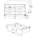 Lucia 4 & 5 Piece Bedroom Set King & Queen Beige & Grey - Visions in Furniture (La Mirada, CA)