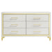 Lucia 4 & 5 Piece Bedroom Set King & Queen Beige & Grey - Visions in Furniture (La Mirada, CA)