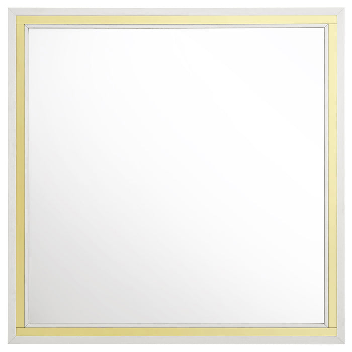 Lucia 4 & 5 Piece Bedroom Set King & Queen Beige & Grey - Visions in Furniture (La Mirada, CA)