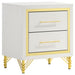 Lucia 4 & 5 Piece Bedroom Set King & Queen Beige & Grey - Visions in Furniture (La Mirada, CA)