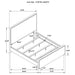 Anastasia California King Bed - Visions in Furniture (La Mirada, CA)