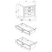 Celina 4 Pc Bedroom Set - Visions in Furniture (La Mirada, CA)