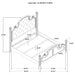 Celina 4 Pc Bedroom Set - Visions in Furniture (La Mirada, CA)