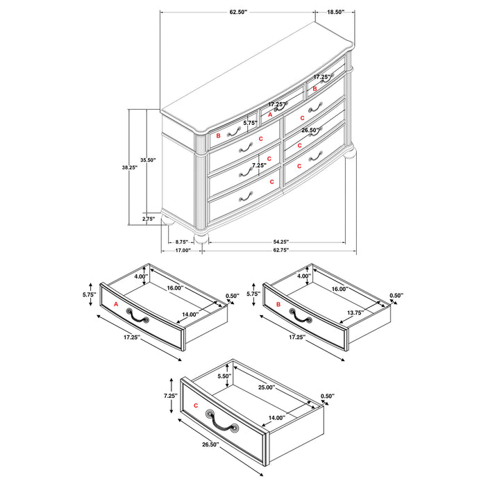 Celina Dresser - Visions in Furniture (La Mirada, CA)