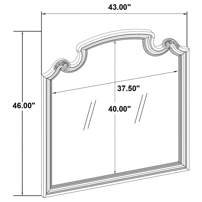 Celina Dresser Mirror - Visions in Furniture (La Mirada, CA)